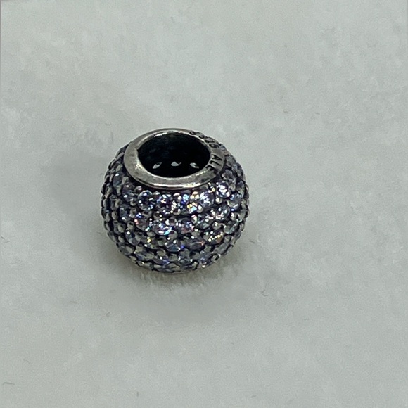 Authentic Pandora 925 Pave Lights Clear CZ Charm Bead # 791051CZ - Picture 5 of 5